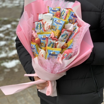 Букет из сладостей "Пирожное"