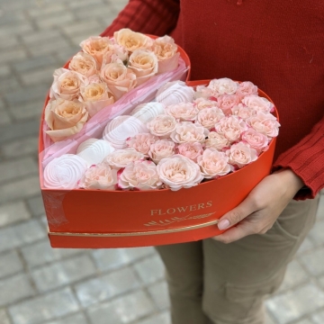 Цветы и зефир "Обаяние"