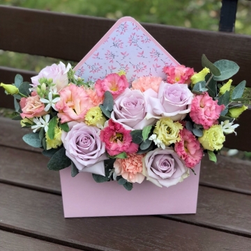 Цветы в конверте "Бити"