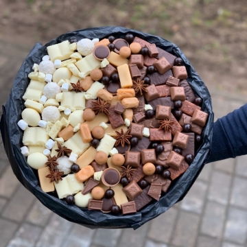 Букет из сладостей "Карамель"