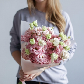 Букет из эустомы "Пейдж"