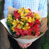 Букет из альстромерий "Лиана"